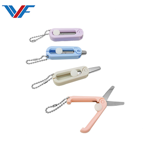 Mini Có Thể Gập Lại Có Thể Thu Vào An Toàn Kéo Kích Thước Nhỏ Handmade Nhựa Lưỡi Sinh Viên Thêu Carry-Có Thể Cắt Giấy Công Cụ - Product Image 1