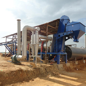 Trabajos de construcción Mezclador de tambor de asfalto continuo Planta de fabricación de máquina mezcladora de asfalto - Product Image 1