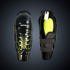 Protège-tibias de hockey sur glace haut de gamme Vik-Max pour sports de glace, protection renforcée pour les genoux - Product Image 6