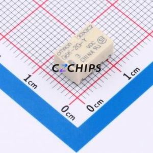 G6K2GYDC3 Signal Relay SMD,6.5x10mm Relay 3V 2 Changeover: 2C (DPDT-Changeover)::: 60V-DC/125V-AC Silver + Gold Plated - Product Image 1