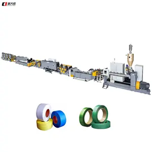 High Accuracy Plastic Polypropylene Tape Extruder Equipment PP Strap Packing Belt Production Line