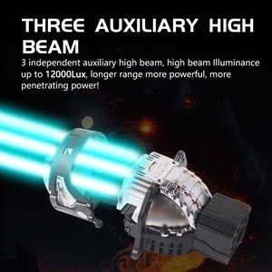 ไฟหน้าโปรเจคเตอร์เลเซอร์ Sanvi LKA 50-80W ไฟ LED สว่างพิเศษ ไฟต่ำและไฟสูง ขนาด 3 นิ้ว สำหรับรถยนต์ - Product Image 4