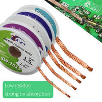 Kabel Penarik Timah Solder HZY BGA Reballing Desoldering Wick Solder Remover Braid Flux Welding Tin Sucker untuk Perbaikan IC Chip Motherboard Pad
