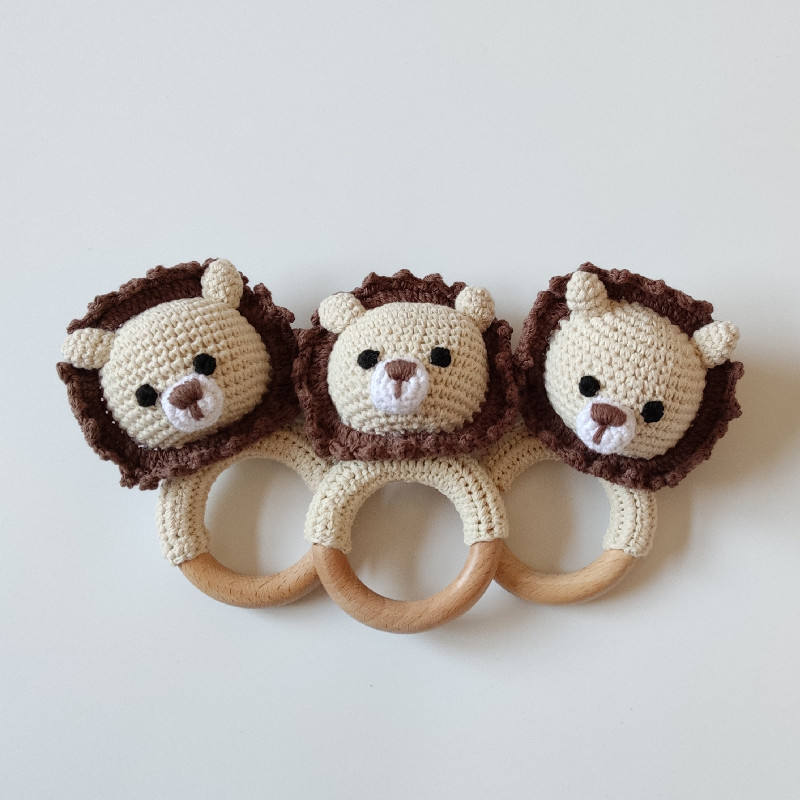 Beige lion with brown hair 6#