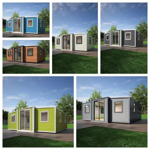 Villa préfabriquée en conteneur extensible de luxe de 40 pieds Facile à assembler Maison préfabriquée de vacances Panneau sandwich Hôtels Centres commerciaux Immeuble de bureaux - Product Image 2