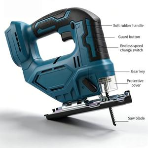 Scie à onglet électrique portable de précision – Kit de haute qualité sans balais rechargeable au lithium-ion pour couper le plastique, le fer et le cuivre - Product Image 2