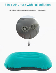 Coussin lombaire gonflable compact en TPU avec valve de gonflage pour voiture, avion, voyage, bureau, <span class=keywords><strong>camping</strong></span> - Product Image 2