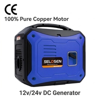 Tragbarer 12-Volt-DC-Generator LKW-Benzingenerator Kleiner Leiser Ultra-leiser Frequenzvariabler Generator DC-Generator 24V