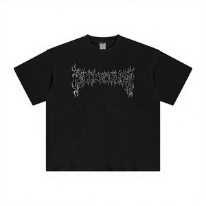 T-shirt en coton pour homme, coupe ample, col rond, manches courtes, motif imprimé, respirant, écologique, idéal pour l'été - Product Image 2