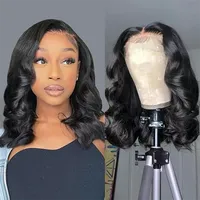 Perruques de cheveux vietnamiens bruts sans colle bon marché 12A Grade SDD Bouncy Curly Machine 100% perruques de cheveux humains avec Bang pour femmes noires
