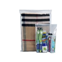 Sacs refermables en PE transparent écologiques, emballages en plastique réutilisables pour vêtements, chaussons, cosmétiques, fourrures avec impression personnalisée