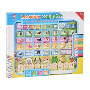 Tablet Pembelajaran Cerdas Anak-anak, Mainan Komputer Tablet Belajar Pelafalan Alfanumerik Bahasa Inggris Menyenangkan