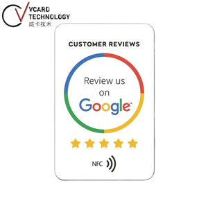 カスタムNFC <span class=keywords><strong>Google</strong></span>レビューカード215チップRFIDスマート近接名刺Instagramレビュー支払い直接メーカー - Product Image 4