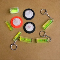Mini niveau à bulle de type T, rond et carré, 9 modèles avec porte-clés