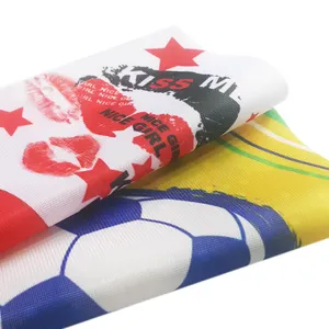 Bandeira leve do poliéster Banners Dye Sublimation Impressão Rugas Free Fabric Banner Publicidade ao ar livre Vinyl Banner