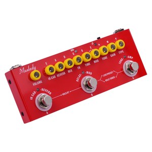 Muslady CUBE BABY <span class=keywords><strong>Pedal</strong></span> <span class=keywords><strong>de</strong></span> efectos combinados <span class=keywords><strong>de</strong></span> guitarra eléctrica multifuncional portátil Batería incorporada con grabación <span class=keywords><strong>de</strong></span> teléfono - Product Image 1