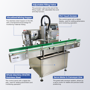 Machine <span class=keywords><strong>de</strong></span> remplissage automatique à pompe rotative pour pâte <span class=keywords><strong>de</strong></span> chocolat à haute viscosité, avec agitation et mélange, pour l'industrie alimentaire - Product Image 4