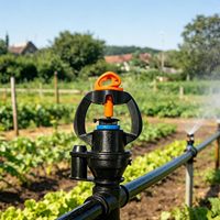 Micro-asperseur PC à compensation de pression, buse anti-colmatage, filetage mâle standard pour l'irrigation des serres, des fermes et des jardins