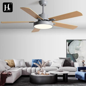 52 inch living room <b>ceiling</b> <b>fan</b> with <b>light</b> modern wooden 5-plade decorative <b>LED</b> <b>light</b> remote control DC <b>ceiling</b> <b>fan</b> <b>light</b> - Product Image 6