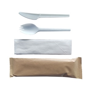 Utensilios CPLA al por Mayor Directo de Fábrica, Juego de Tenedores, Cucharas y <span class=keywords><strong>Cuchillos</strong></span> Compostables para Importadores Globales - Product Image 5