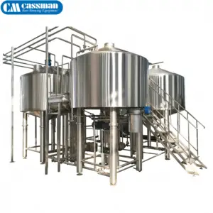 5000l brewhouse sistemi paslanmaz çelik bira tankı bira su ısıtıcısı