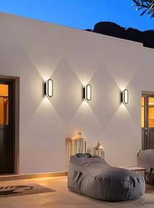 Nouvelle applique murale LED 7W 10W, étanche <span class=keywords><strong>IP65</strong></span>, en aluminium, forme <span class=keywords><strong>de</strong></span> pain, éclairage long haut/bas pour <span class=keywords><strong>salle</strong></span> <span class=keywords><strong>de</strong></span> <span class=keywords><strong>bain</strong></span>, utilisation hôtelière - Product Image 3