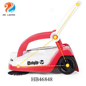 Andador de aprendizaje para bebés, andador de velocidad ajustable antideslizante, juguetes de barrido y limpieza, música ligera, 2 en 1 - Product Image 5