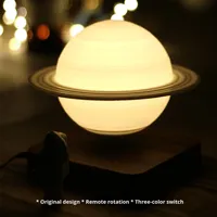 Lévitation magnétique LED veilleuse 3D imprimé Saturne Mars lampe pour chambre tactile décoration de la maison cadeau créatif