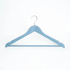 Chinese Manufacturer Custom Wooden Hangers Set For Wet Cloths