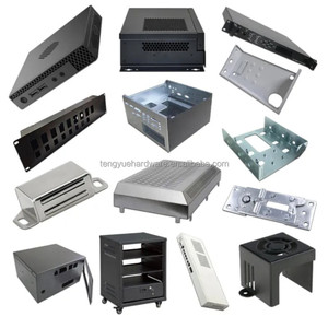 Tùy chỉnh tấm kim loại chế tạo máy tính để bàn PCB khuếch đại âm thanh Chassis 19 inch 1U 2U 3U 4U Rack Mount trường hợp máy chủ bao vây - Product Image 2