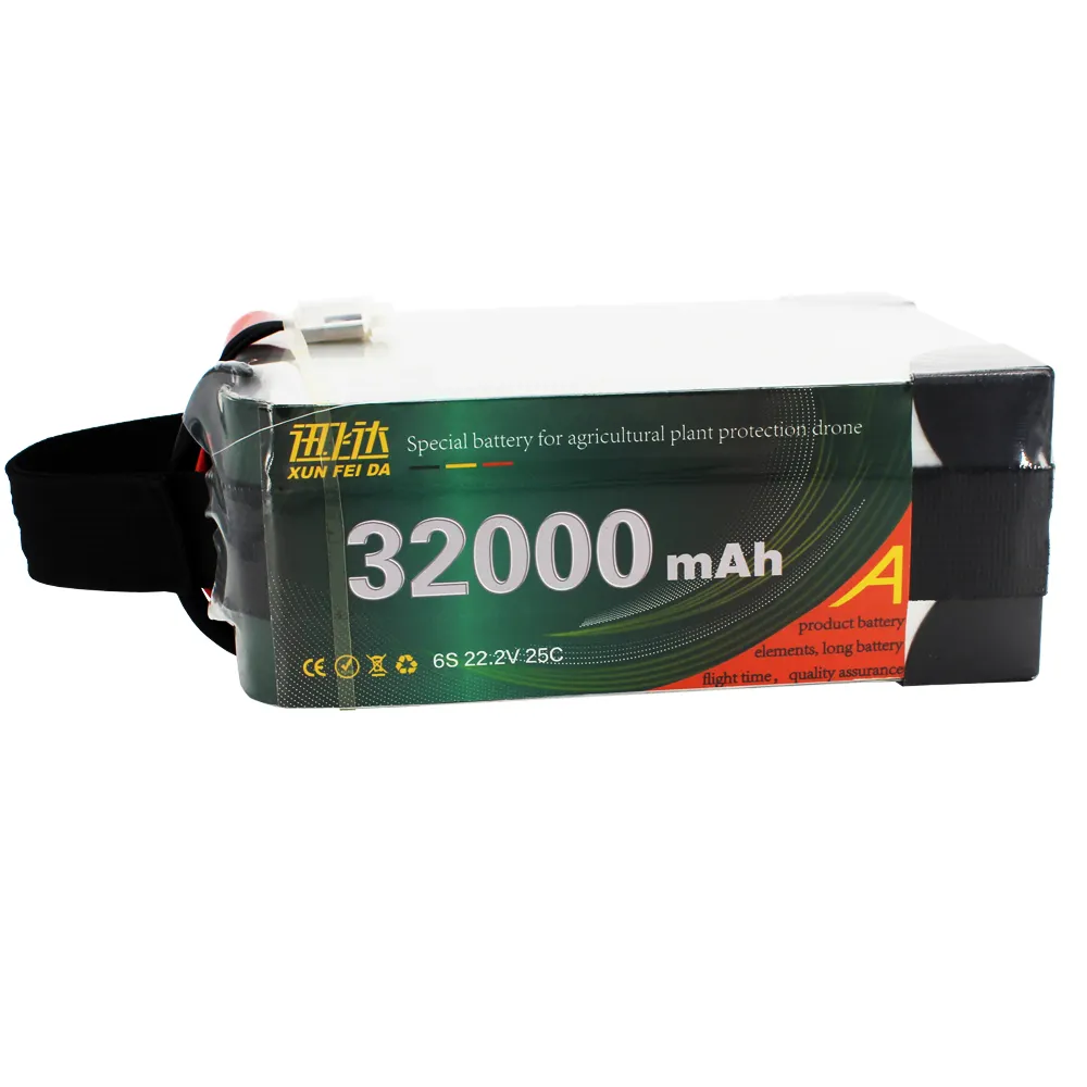 Large Drone High Capacity Batteries 6S 7S 12S 14S Lipo Battery 32000mah 25C