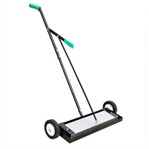 Barredora con ruedas Heavy Duty Pick up Nails Objetos ferrosos sueltos Imán fuerte Techo rodante a mano Barredora magnética para pisos - Product Image 2