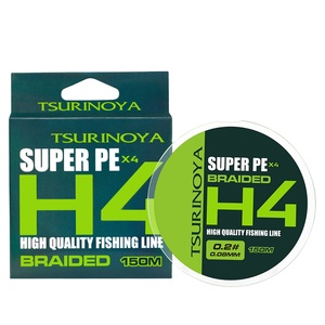 Ligne de <span class=keywords><strong>pêche</strong></span> TSURINOYA 4 tresses PE H4 4-8lb 150m, jeu léger, <span class=keywords><strong>truite</strong></span>, longue portée, 4 brins tressés, ligne multifilament lisse - Product Image 1