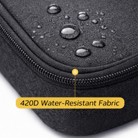 Sac de transport portable en nylon 420D avec logo personnalisé OEM, fermeture éclair, résistant à l'eau, pour stabilisateur d'appareil photo et organisateur de cardan souple