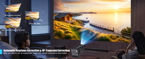 โปรเจคเตอร์ Google TV รุ่น 2026 MAGCUBIC HY320NTV ได้รับอนุญาตจาก Google TV โปรเจคเตอร์วิดีโออัจฉริยะสำหรับดูหนังที่บ้าน โปรเจคเตอร์ LCD LED ไร้สาย - Product Image 3