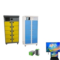 Estación de Carga Multifuncional ESINO para Intercambio de Baterías de Motocicletas Eléctricas, Gabinete de Alquiler de Baterías para E-bikes y E-scooters