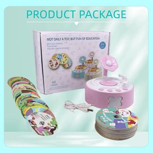 Livre reli Thẻ quà Tặng máy nghe nhạc CD trẻ em bearbrick Hộp âm thanh nghệ thuật thủ công Boombox 3 giáo dục cuốn sách venezuela nút chai đồ chơi Kid bàn xoay đồ chơi - Product Image 6