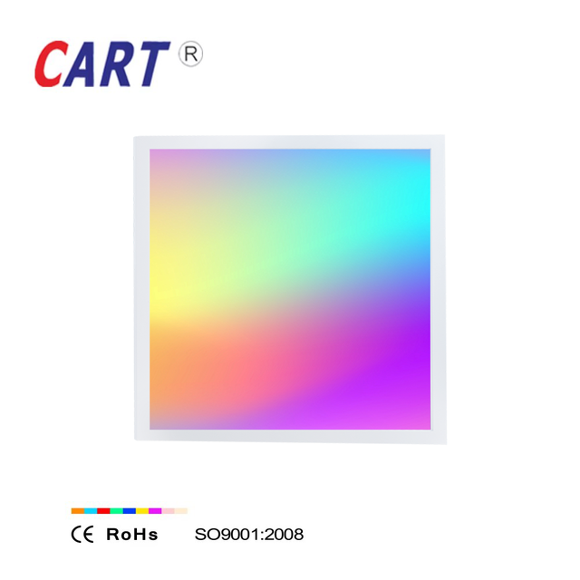 IP65 Recessed Surface Mounted ETL RGB RGBW RGBWW 60W 2x4ft 600x1200mm DMX512 Controlled Led Panel Light for USA Market