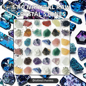 Piedras preciosas naturales cortadas al por mayor <span class=keywords><strong>1</strong></span> kg 3 ~ 5 2 ~ 3 CM cristales de roca minerales Feng Shui Zhejiang vendidos a granel - Product Image 6