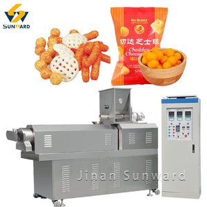 เครื่องอัดรีดข้าวโพดพัฟเครื่องทำชิปและข้าวอุปกรณ์โรงงานสำหรับข้าวพัฟ - Product Image 2