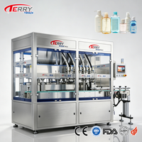 Machine de remplissage automatique résistante à la corrosion, pompe à engrenages à 4 buses, machine de remplissage de liquides pour lotion, sérum facial, huile essentielle