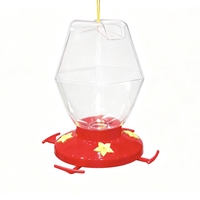 Mangeoire à eau pour colibris suspendue en extérieur, écologique, durable, transparente, en plastique carré