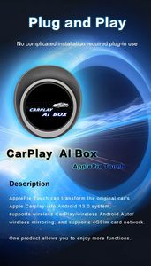 Mini ApplePie con Pantalla Táctil, 4GB 64GB, <span class=keywords><strong>Android</strong></span> 13.0, Adaptador Inalámbrico <span class=keywords><strong>Apple</strong></span> <span class=keywords><strong>para</strong></span> Auto, CarPlay AI Box <span class=keywords><strong>para</strong></span> Sistema OEM CarPlay - Product Image 4