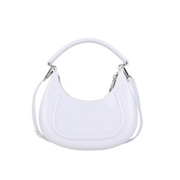 Sac sous le bras en forme de croissant unique et haut de gamme, style coréen, sac bandoulière polyvalent pour femmes, possibilité de personnalisation