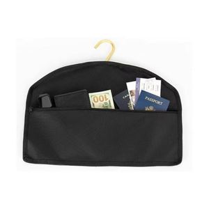 Organizador de Dinero Oculto Antirrobo para Viajes, Bolsa Colgante para Efectivo con Compartimento Secreto con Cremallera para Armario - Product Image 1