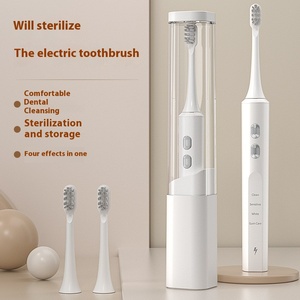 فرشاة أسنان كهربائية ذكية قابلة للتخصيص للبيع بالجملة للكبار بتردد اهتزاز صوفي تبييض الأسنان - Product Image 1