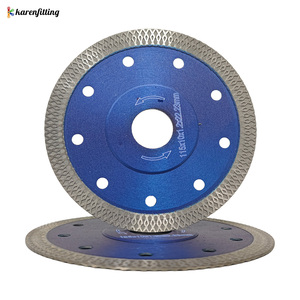 Lame de scie diamantée circulaire industrielle personnalisable de 125 mm pour découpe humide/sèche de carreaux, granit, marbre, céramique, porcelaine – Pressée à chaud - Product Image 4