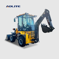 Chargeuse sur pneus chinoise AOLITE CE 35-12 1,2t ALT 4WD Mini pelle rétrocaveuse Équipement de rétrocaveuse