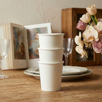 Super Septiembre: Mini Vasos de Papel Desechables para Degustación, Vasos Pequeños para Muestras, Vasos con Borde Enrollado, Apilables, de Grado Alimenticio, para Degustación de Pasteles