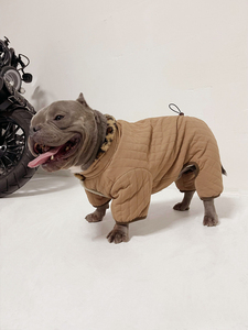 Manteau d'hiver en coton pour animaux de compagnie <span class=keywords><strong>Bouledogue</strong></span> français manteau épaissi à quatre pattes en coton rembourré <span class=keywords><strong>Bully</strong></span> Dog Schnauzer teddy dog Shiba I - Product Image 3